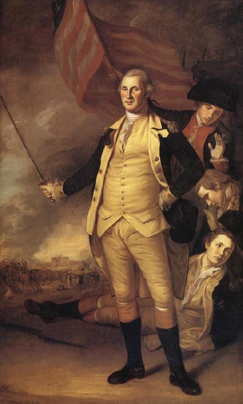 Charles Willson Peale Washington at the Battle of Princeton,January 3,1777 France oil painting art
